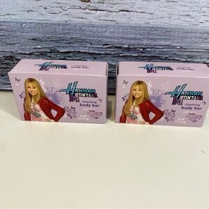 Disney Hannah Montana Starberry Cleansing Body Soap Set Of 2 Miley Cyrus New